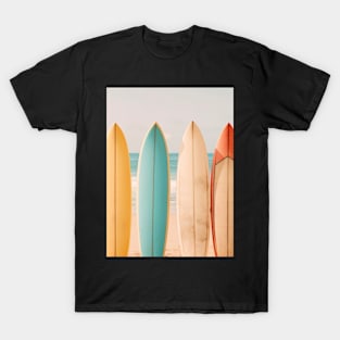 colored surfing board T-Shirt